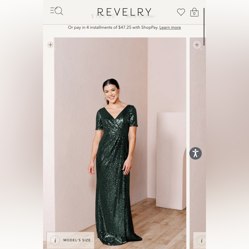 ISO REVELRY EMERALD DRESS